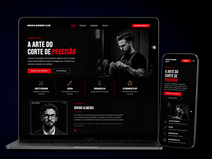 PrimePage - Página profissional